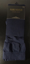 NEW Forever 21 Hosiery Opaque Tights Blue Size S/M Small/Medium
