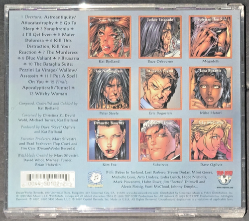 Songs Of The Witchblade Soundtrack Comic Books CD 1998 1st Edition Kat Bjelland - Picture 6 of 14