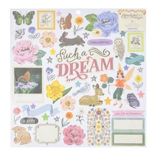 Crate Paper Moonlight Magic Stickers 12"X12" 52/Pkg-Foam - 3 Pack