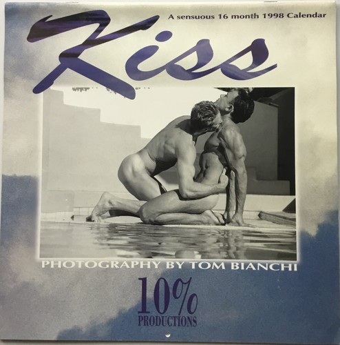 KISS tom bianchi 16 month gay men sensuous calendar 1998
