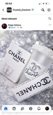 24 Oz Rhinestone White Tumbler
