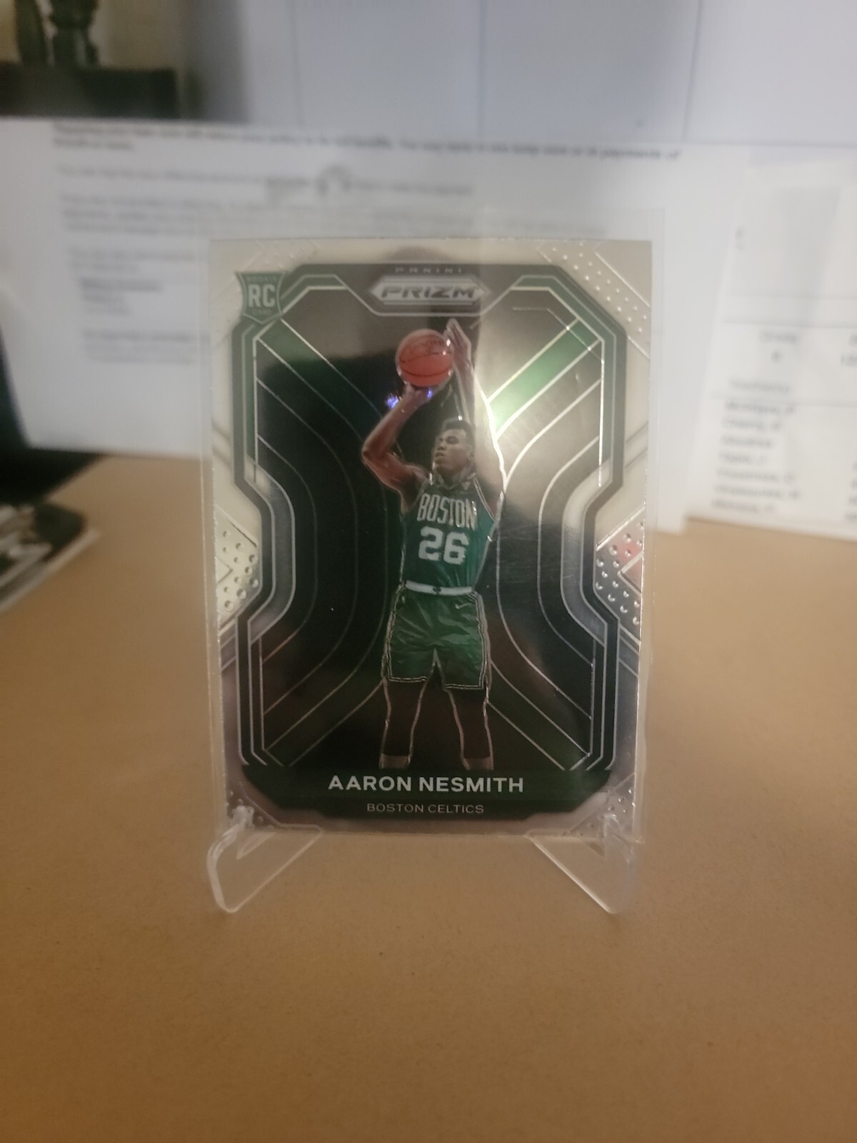 2020-21 PANINI PRIZM SILVER ROOKIE RC AARON NESMITH CLTICS NO. 282