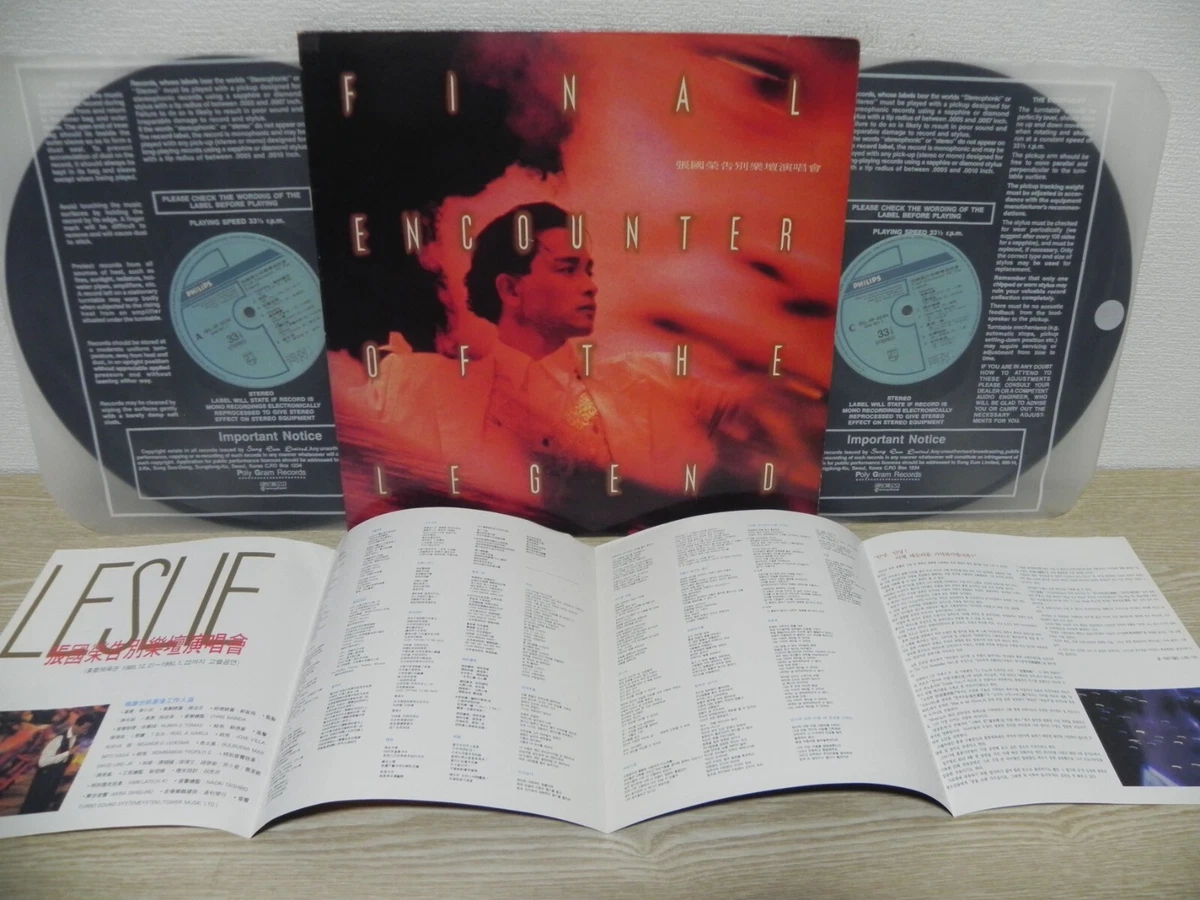 Leslie Cheung 張國榮 - Final Encounter Of The Legend 1991 KOREA