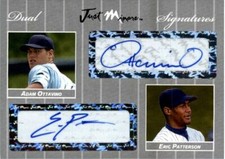2007 Adam Ottavino * Eric Patterson * Autograph Rookie SILVER Auto #/25