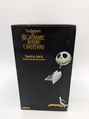 NECA Nightmare Before Christmas SANTA JACK SKELLINGTON Head Knocker - NIB - Picture 2 of 6