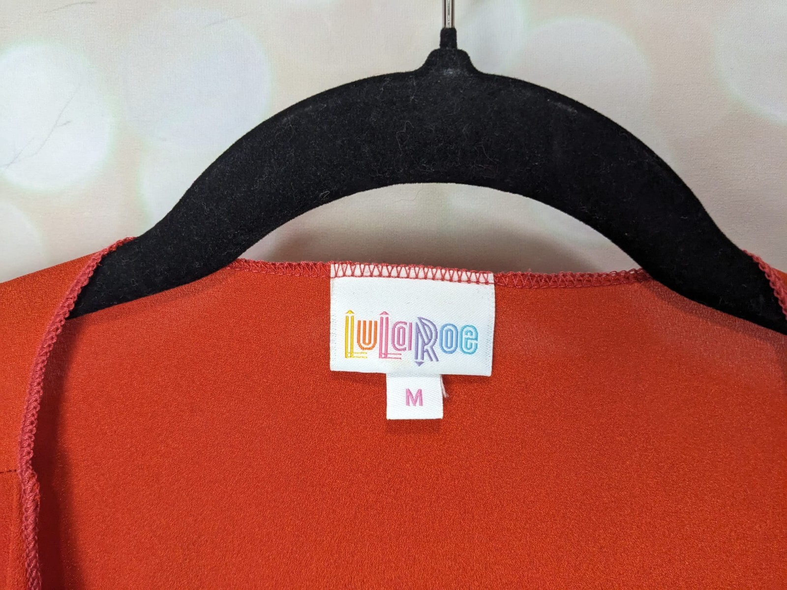 LuLaRoe Orange Women's Rust Solid Colored Shirley… - image 4