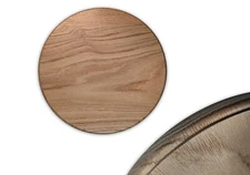Premium Circular Red Oak Plaque - Versatile Round Wooden Blank