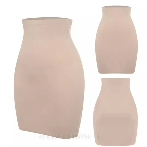 Women Shaping Half Slips Body Shaper Under Skirt Tummy Control Slimming Slip - Bild 20 von 23