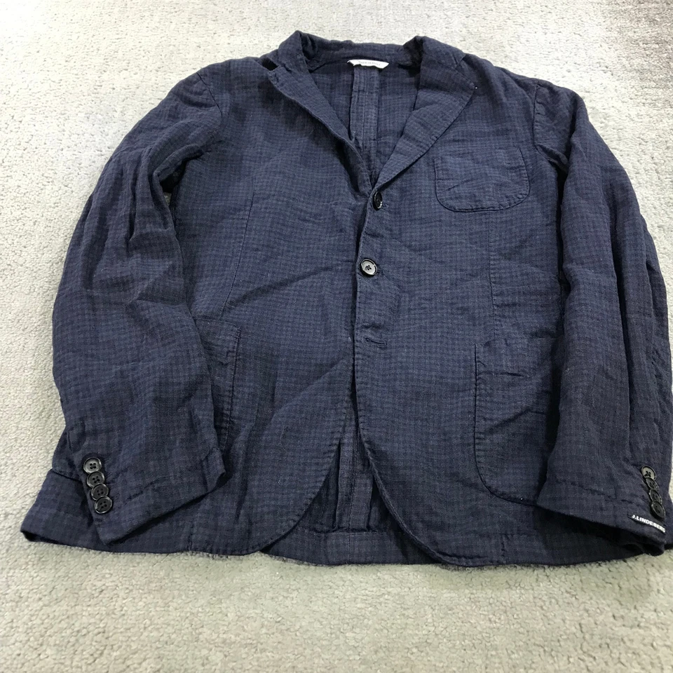 Chaqueta J Lindeberg Para Hombres 46 R Algodón Lino Blazer Abrigo Deportivo Ligero Foto 3 de 4
