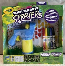 Crayola Mini Marker Sprayer Washable Airbrush Kit NEW
