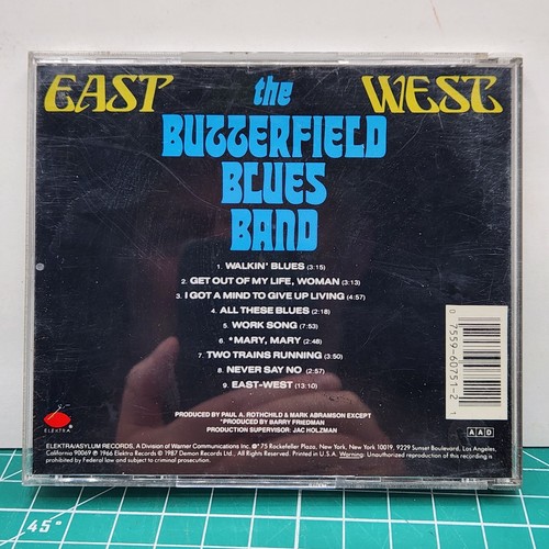 Butterfield Blues Band East-West CD Elektra Records Rothchild Produced - Imagen 4 de 4