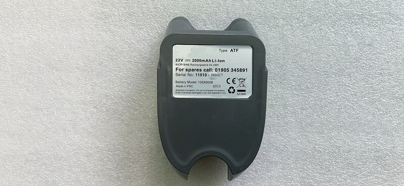 22V 2000mAh 102A0008 Mk1 ATF001 Battery for Gtech MULTI K9 hand held