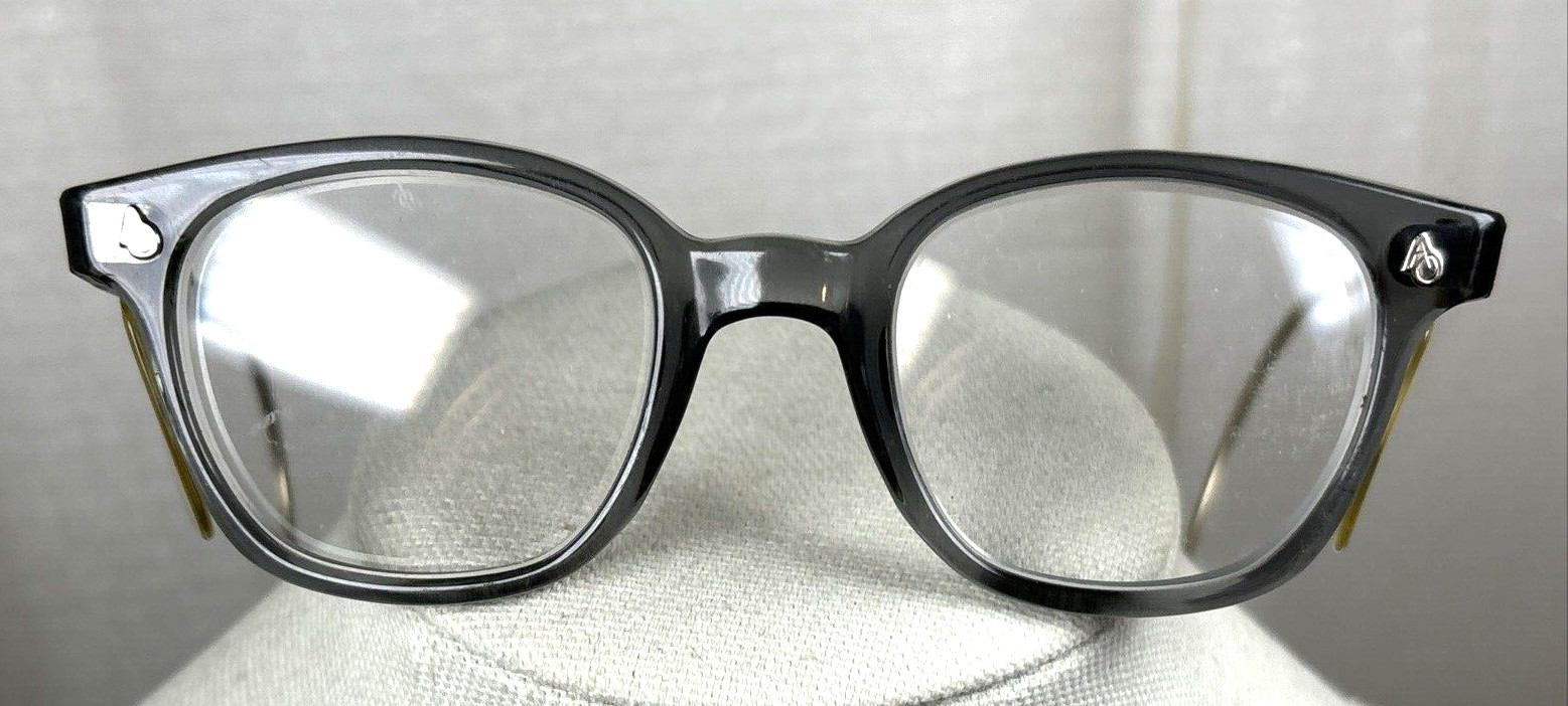 50s AMERICAN OPTICAL SAFETY 46 AMBER（VINTAGE AO SAFETY GLASSES）