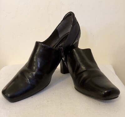 Women's Naturalizer N5 Comfort Mambo Heels Booties Black Faux