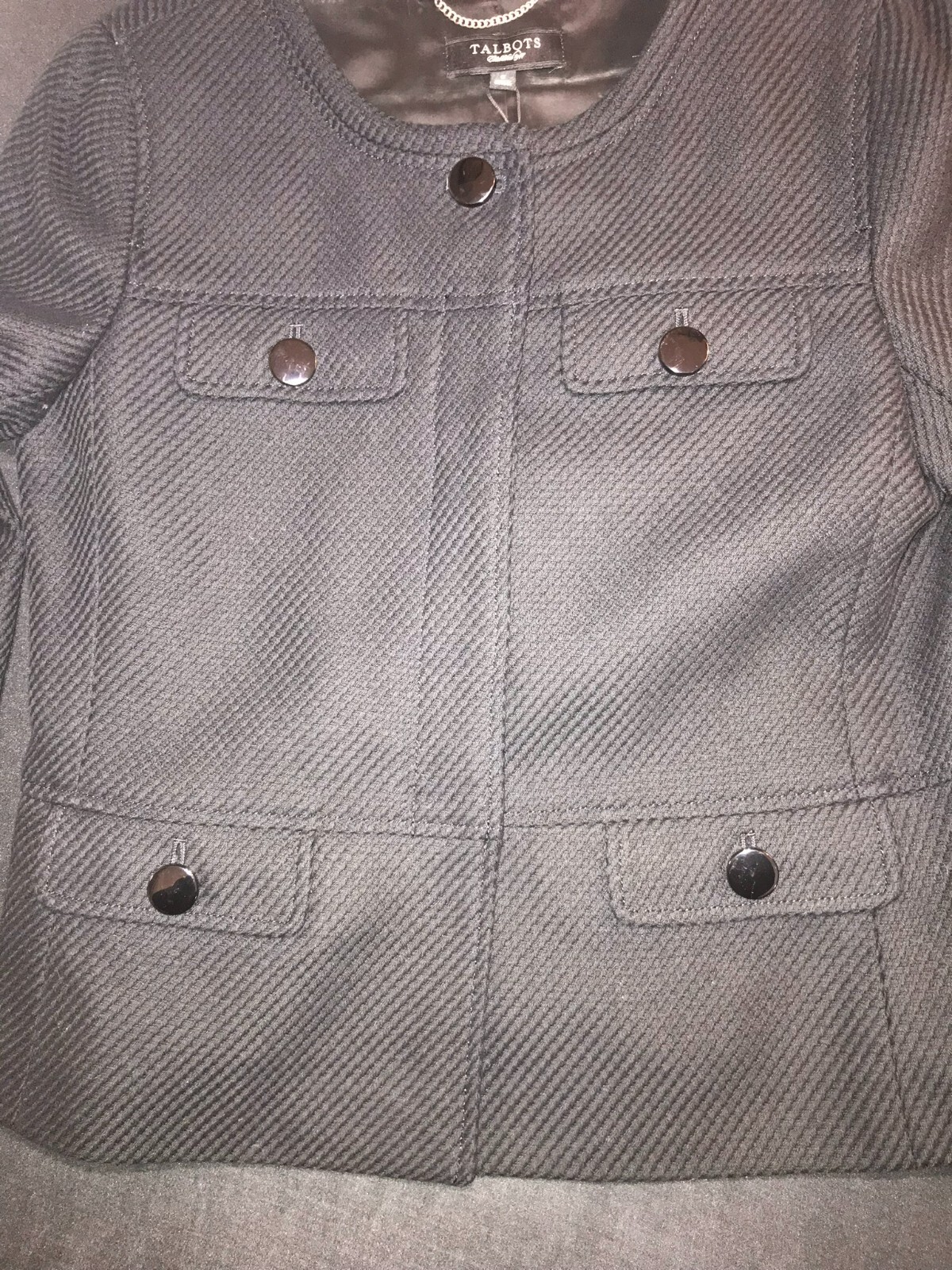 Talbot's Black 3 Button Lined Jacket | Blazer VTG… - image 10