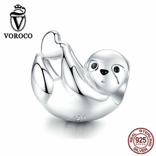 URMWMOO S925 Sterling Silver Sloth Necklace - Green Pendant, Cute Animal Jewelry Gift For Women - View #10