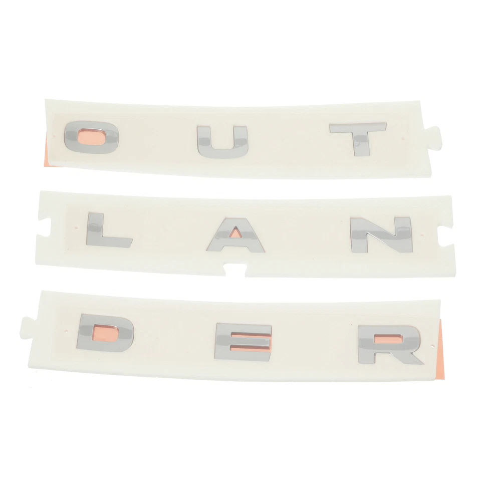 OEM 2022-2023 genuino Mitsubishi Outlander cromo satinado capó emblema MZ553024EX Foto 2 de 4