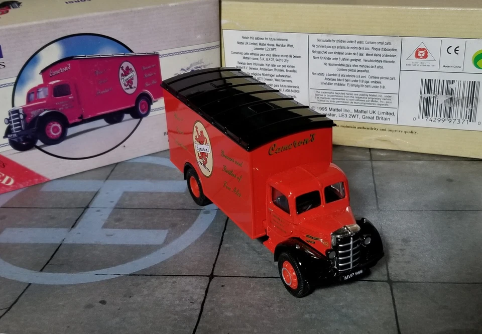 CORGI CLASSIC 97371 BEDFORD O SERIES VAN CAMERON BREWERY 1995 Scala 1:50 MATTEL - Immagine 2 di 4