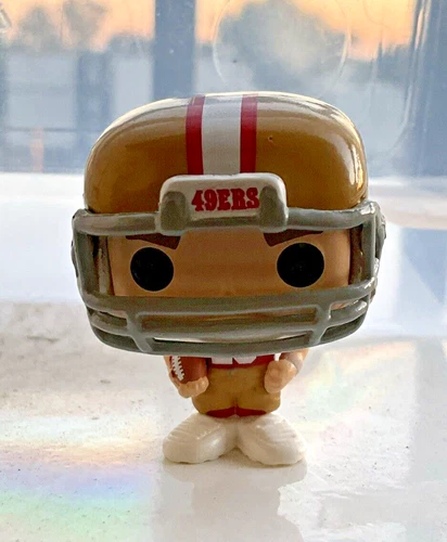 Funko Pocket Pop! NFL 2024 Advent SF San Fran 49r's Christian McCaffrey 1.5 in.