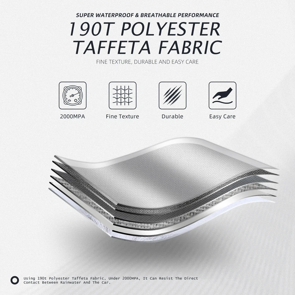 Cubierta impermeable a prueba de polvo UV exterior para camioneta Nissan Titan Platinum Foto 3 de 4