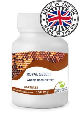 Bumble Bee Honey 150mg 180 Capsules Health Supplements Fresh Queen Royal Jelly G