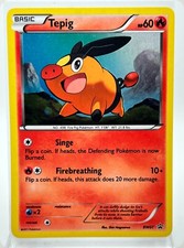 Tepig Cosmos HOLO Black Star Promo BW07 Pokémon Card 2011 LP