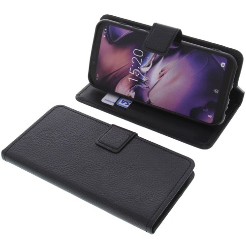 Housse Livre Flipcover Pour UMIDIGI A3 - Coque Style Portefeuille Avec Fermeture Aimantée - Noire