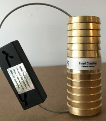 ProPlumber 1-inch Brass Insert M x M Barbed Coupling - PPIC100NL - Pro Plumber