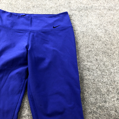 Nike Leggings Womens Small Blue Compression Dri Fit Gym Recycled - Foto 3 di 10