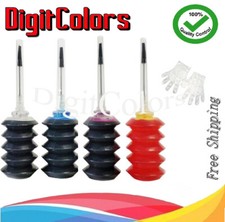 4-Color Bulk Ink Refill Kit for HP Inkjet Printer Cartridges