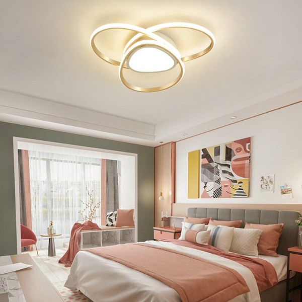 50W Deckenlampe LED Dimmbar Deckenleuchte Wohnzimmer Modern Mit Fernbedienung-image