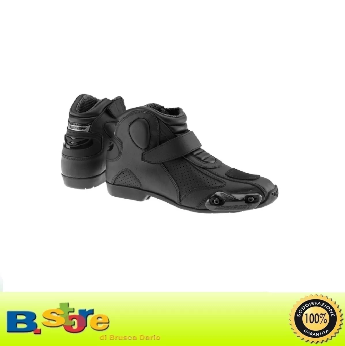 SCARPE STIVALI PREXPORT SPICY S NERO MOTO TOURING SPORT TAGLIA 40
