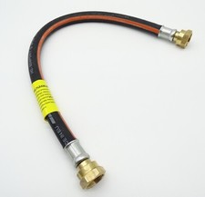 GAS HOSE PIPE BUTANE LPG 450MM WITH M20 NUT FITTING -  CARAVAN MOTORHOME