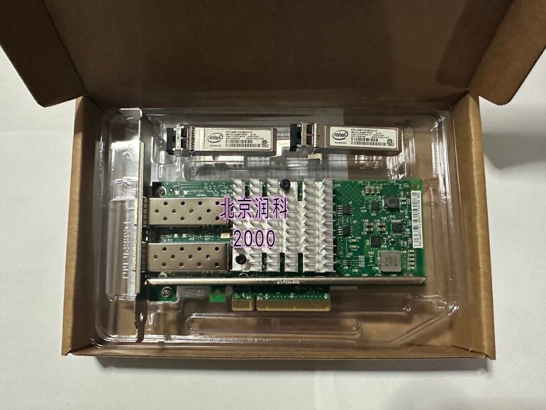 Intel X520-SR2 Dual Port 10GB PCI-E Server Adapter Half Height Bracket 5q - Foto 6