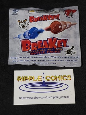 Retro 2003 BREAKEY Break Off Collectible Battle Key Booster One Pack Of 5 Keys 