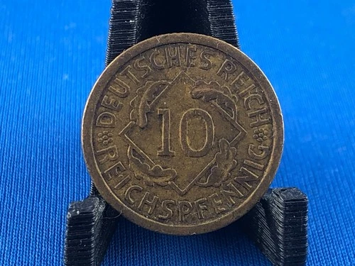 1936 Germany 10 Reichspfennig — photo from another recent sale