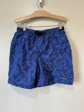 Pantalones Cortos Vintage Patagonia Baggie River Shorts Floral Azul 5” Talla Yth/14