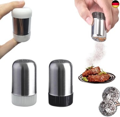 Salzstreuer Klein, Mini Salzstreuer Mini Gewürzstreuer mit Deckel Salz und 