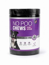 No Poo Chews For Dog- 200 Soft Chews-digestive  Coprophagia Support/chicken Fl