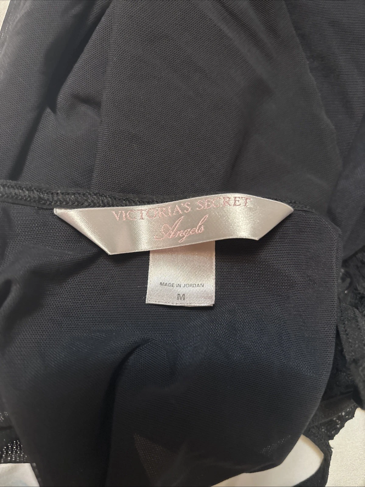 UNDERCOVER Vestito Babydoll Vintage Victoria Secret Angels Nero Tg Med