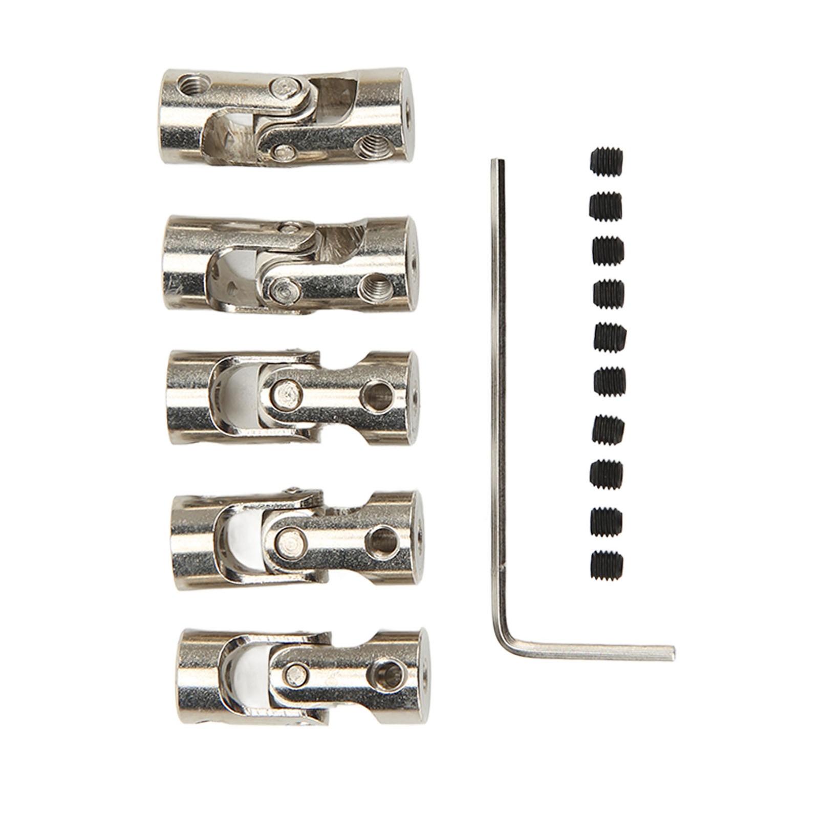 5PCS 3mm High Strength Steel Universal Joint Shaft Couplings For RC Car Boat Use