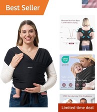 Baby Wrap Carrier, Easy to Wear Infant Carrier Slings, Lightweight Hands Free...