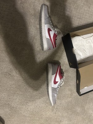 Air Jordan 1 SE Low Light Smoke Grey Gym Red Size 8 Men s