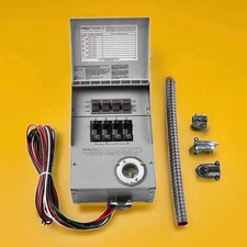 Reliance 104B1 Indoor Manual Transfer Switch 15 Amps 4-Circuit 3750 Max Watts