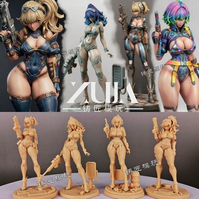 1/24 Resin Killers 4 Ladies Girl Warriors set Unassembled Unpainted