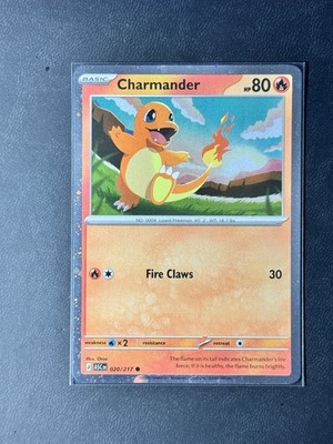 Charmander 020/217 Cosmos Holo Ascended ASC