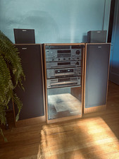 Sony SU-S5210 Compact Shelf Stereo System w/ Speakers Cassette AM/FM Wired