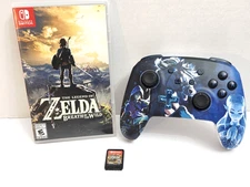 ​Zelda Breath of the Wild Nintendo Switch CIB + PowerA Zelda Wired Controller