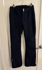 Womens Peak Performance Black Ski Snowboarding Pants Sz 36 Extra Long
