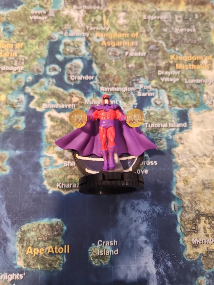 Marvel Heroclix 043 Magneto X-Men 97 Chase Figure New W Card - Image 3 of 3